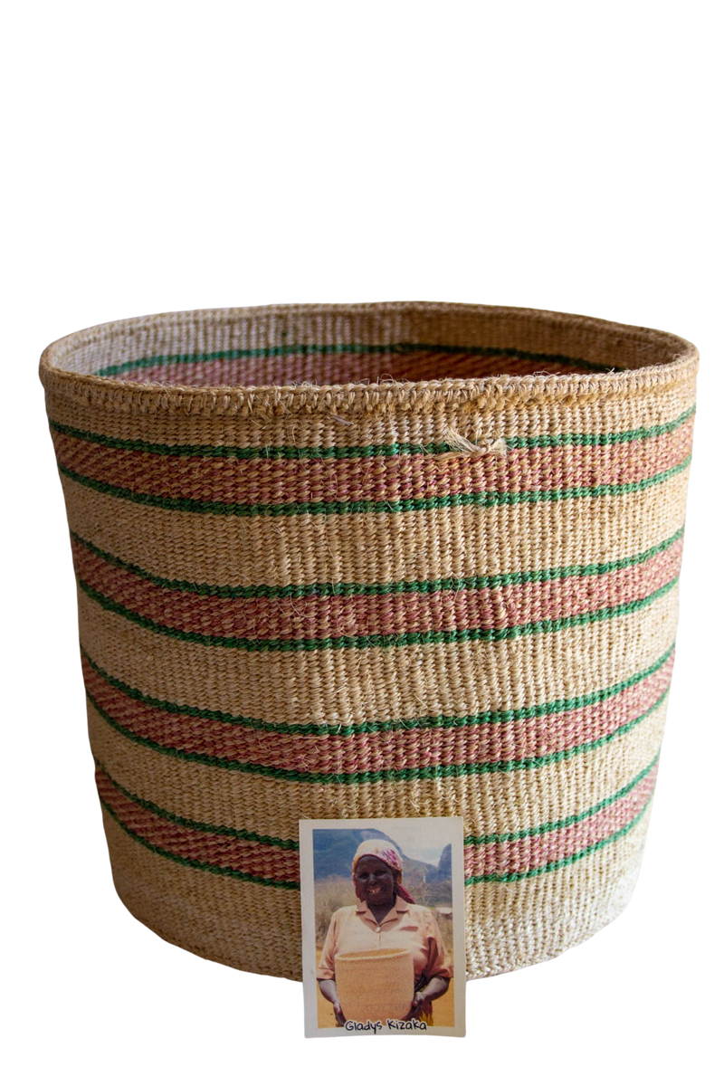 African basket Maasai of Sisal ETHNICA DECO