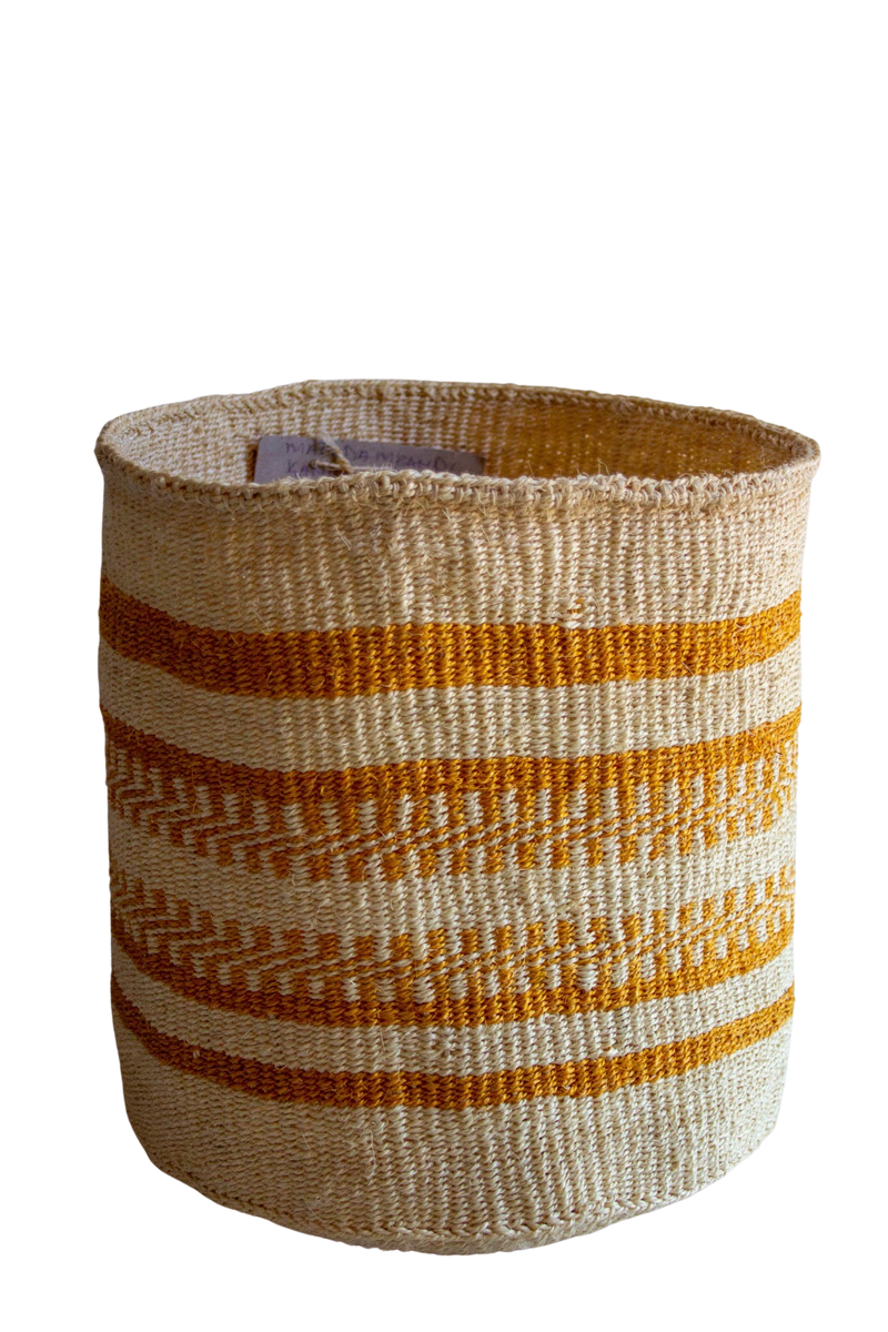 African basket Rukanga de Sisal ETHNICA DECO