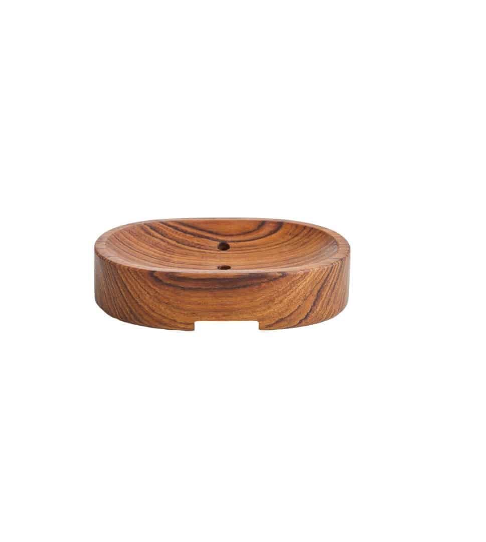 Organic bowl M of reclaimed teak wood