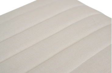 Puff blanco de lino Acra