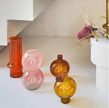 Jarrón vidrio reciclado Bubbles