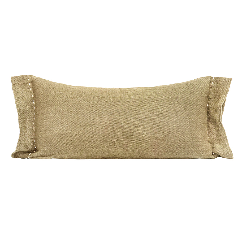 Cojín lumbar Honey 100% lino 30 x 60 cm (con relleno)