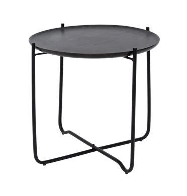 Mesa de café Fez de hierro y madera de mango