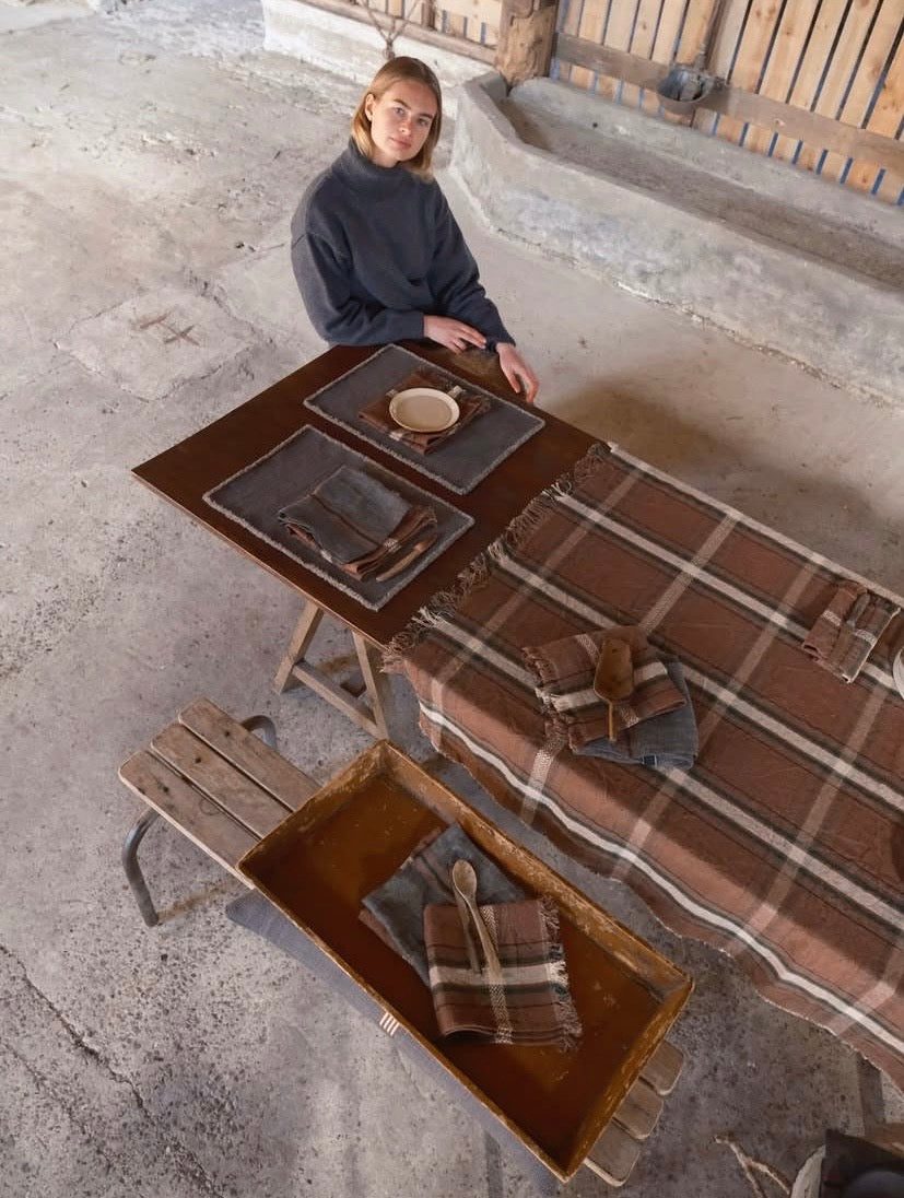 Mantel Rowan de lino belga 140 x 180 cm