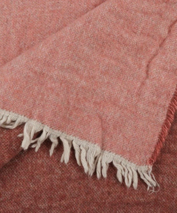 Manta arcilla bicolor 130 x 170 cm