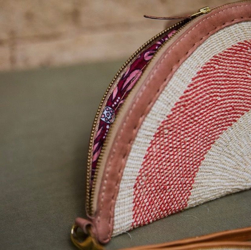Bolso africano de mano Juliana de sisal