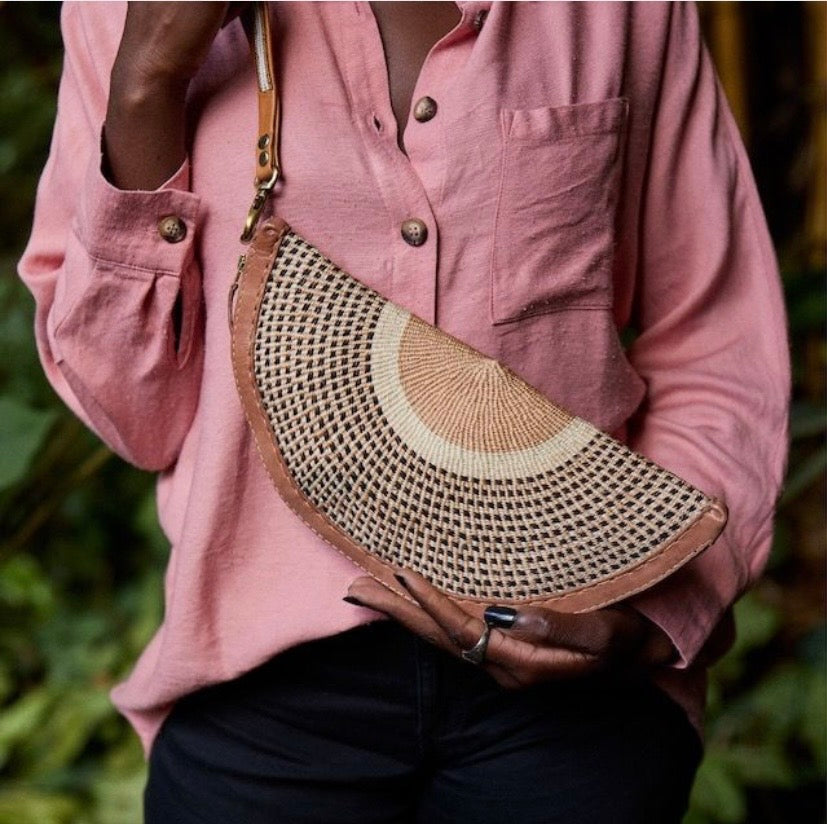 Bolso africano de mano Gladys de sisal