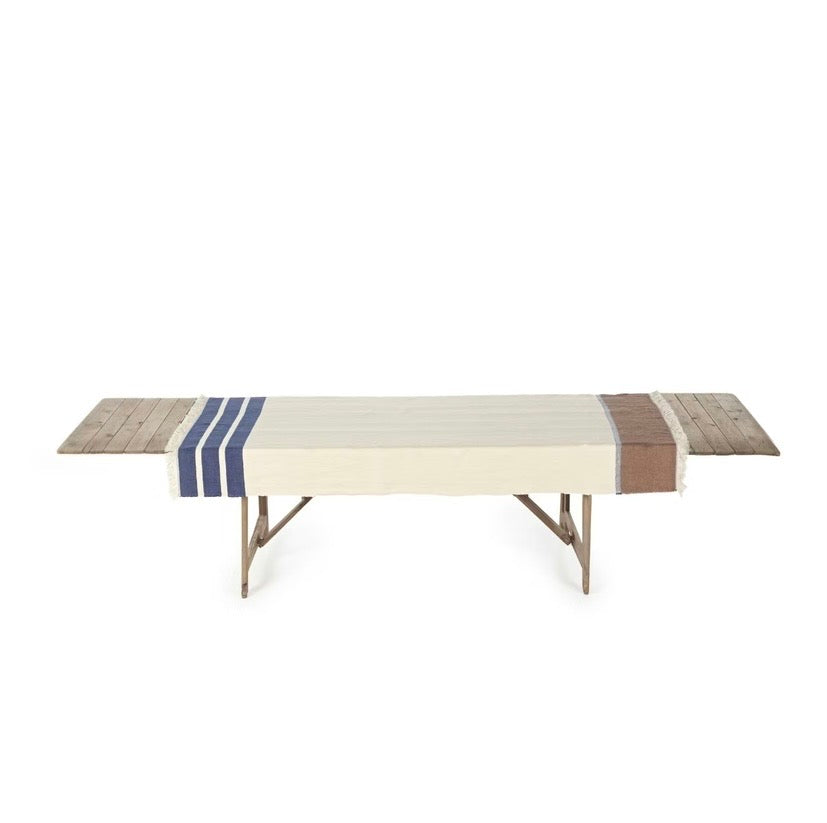 Manta o Mantel Marina de lino belga 120 x 180 cm