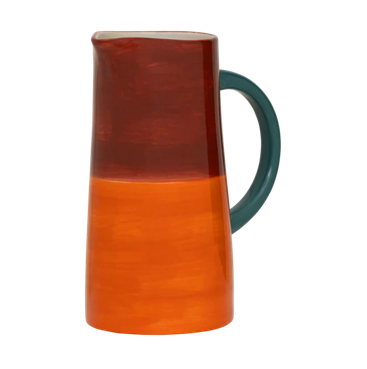 Jarra cerámica Orange Stripe