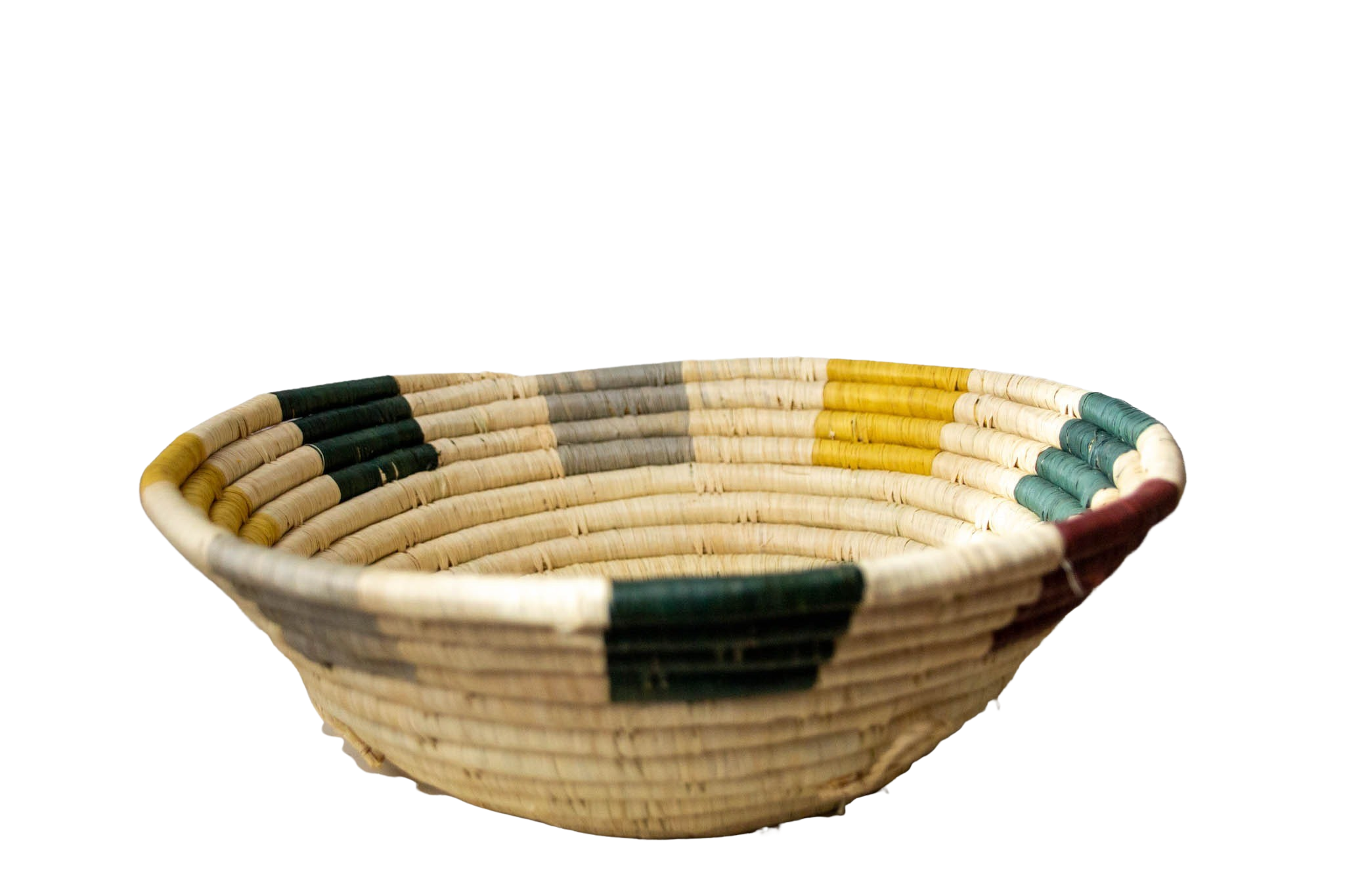 Nostalgia african basket of natural fiber 