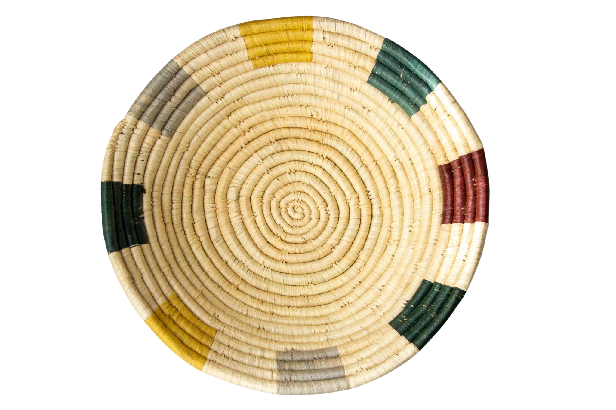 Nostalgia african basket of natural fiber 