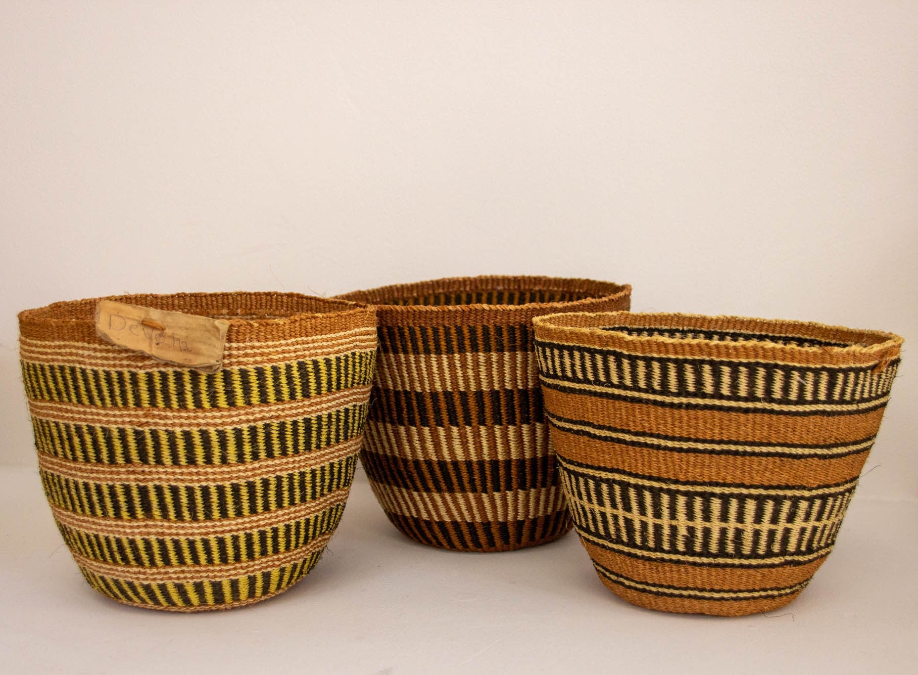 Cesta africana S Tsavo de sisal