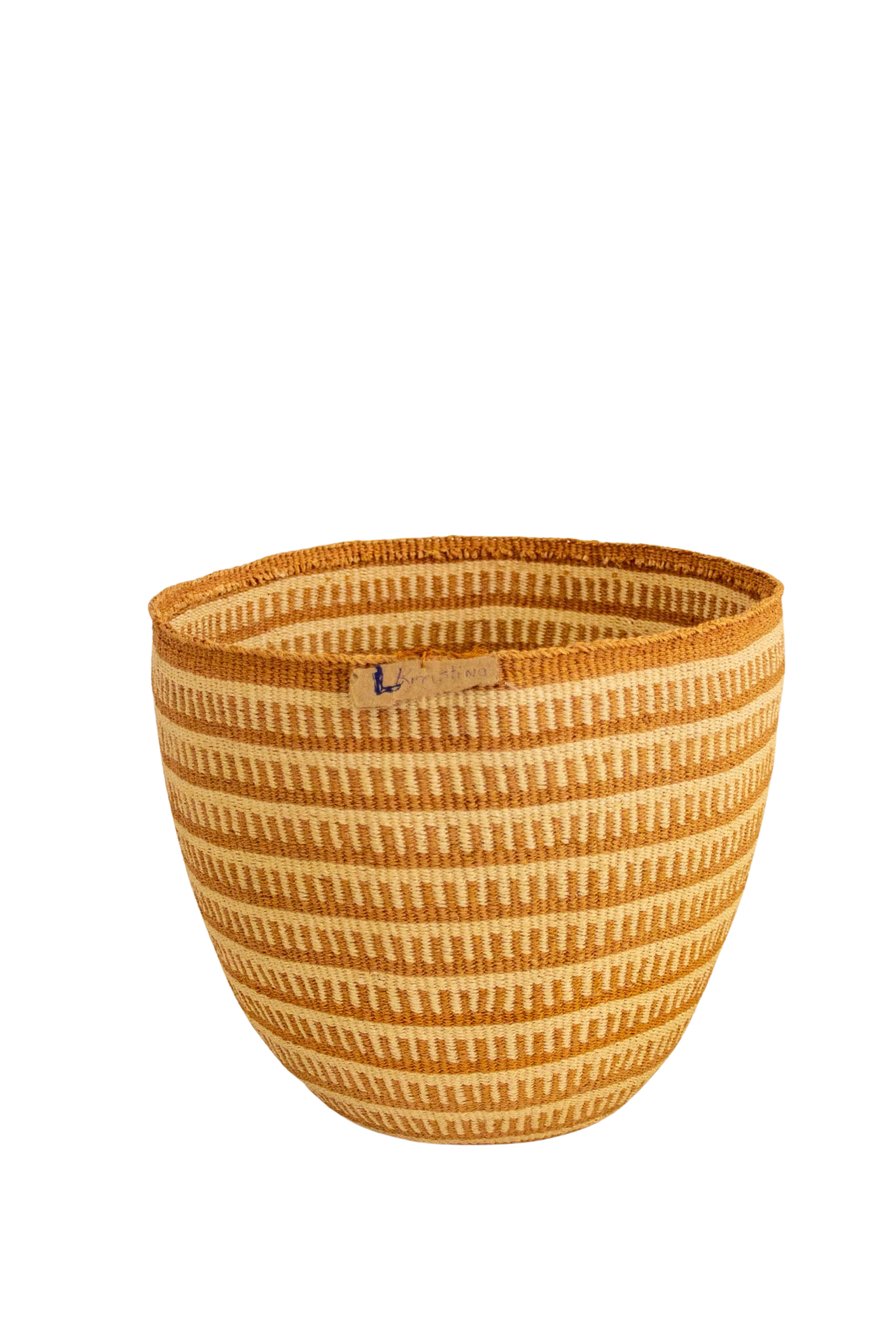 Cesta africana L Khristina de sisal