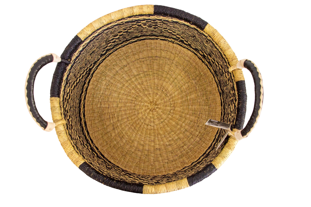 Terracotta and green Baba Half laundry Basket