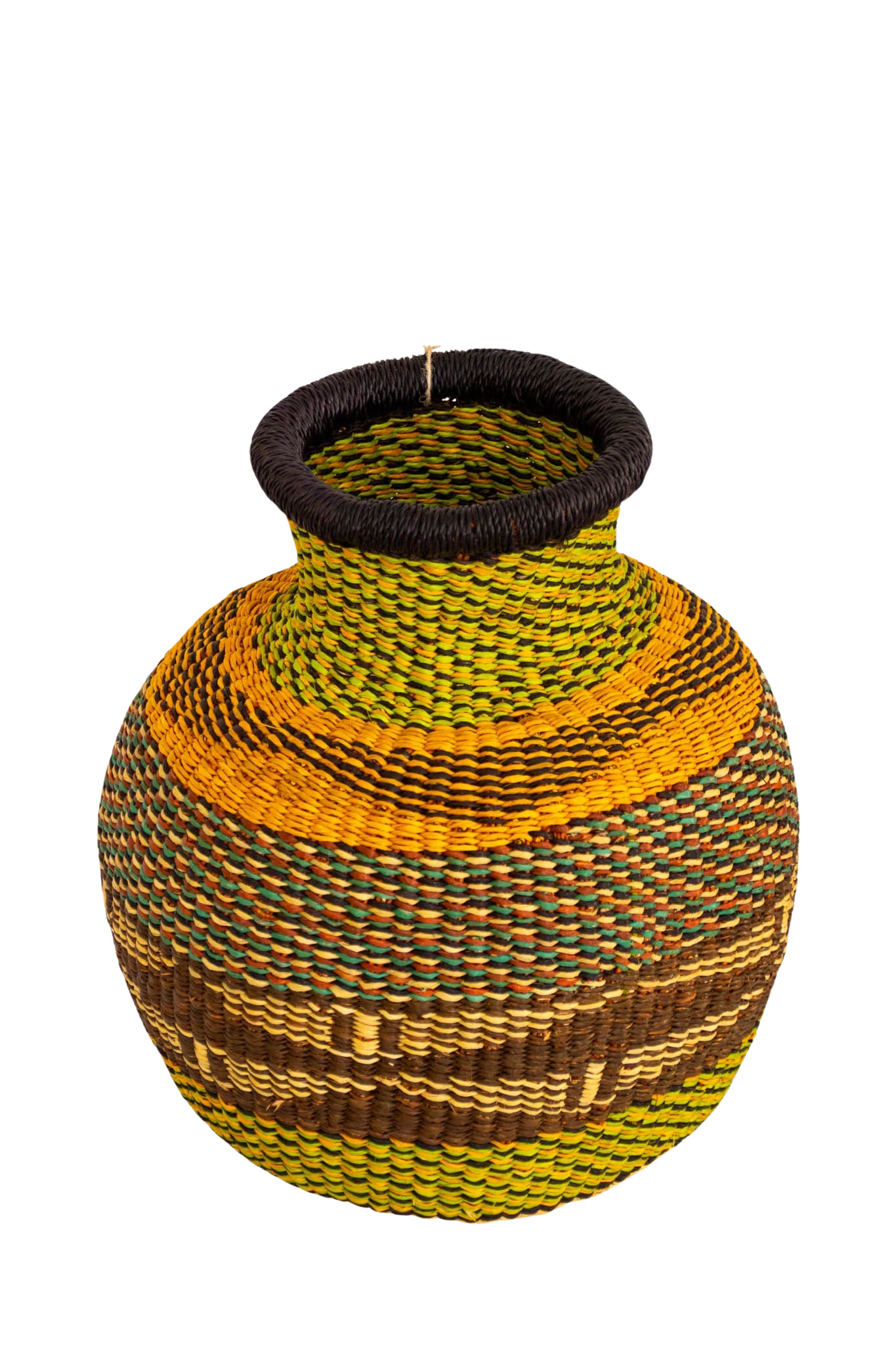 Cesta africana Tiny Jemima Assibi de fibra natural