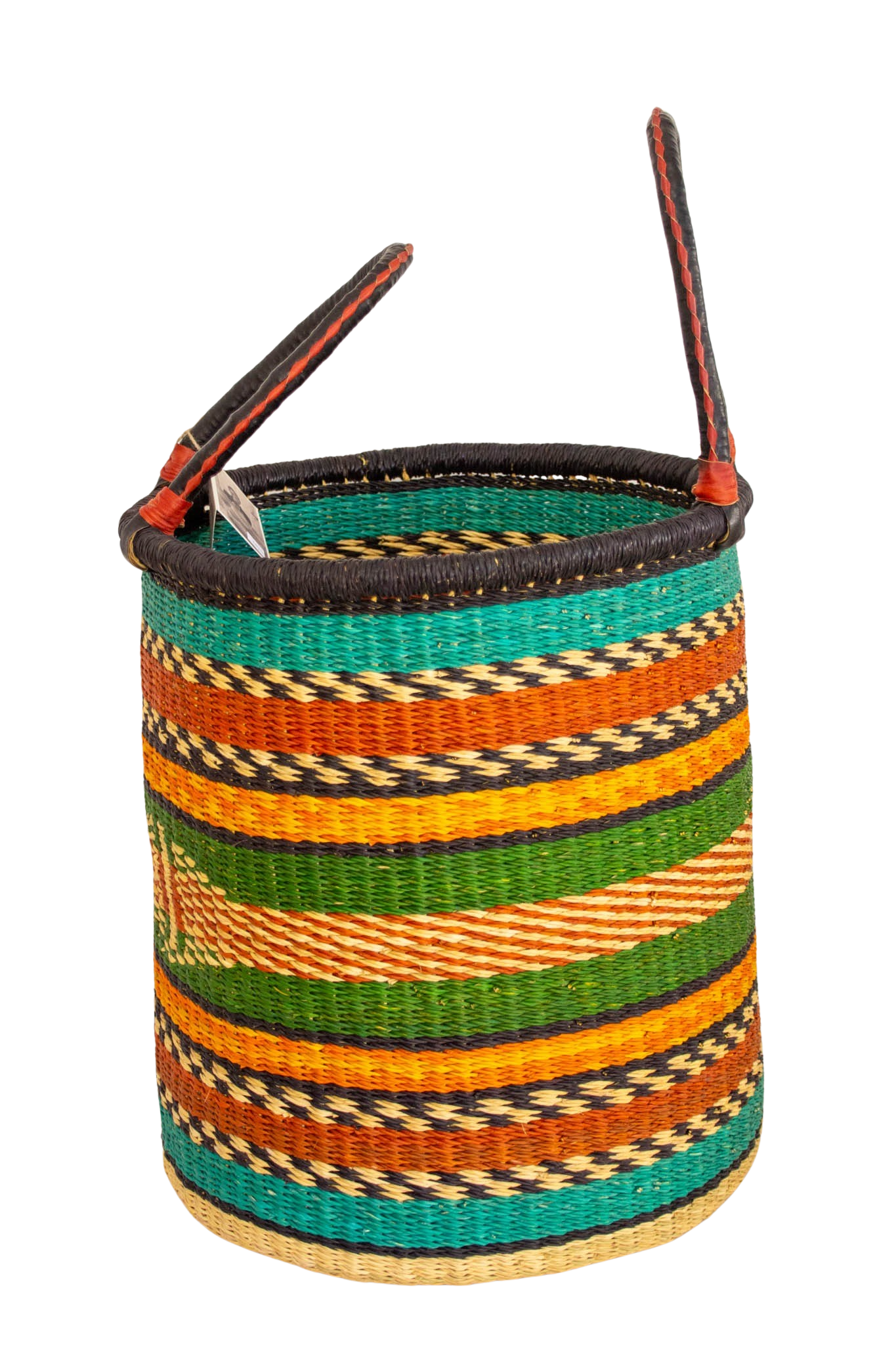 Cesta africana Laundry con asas Hygge de fibra natural