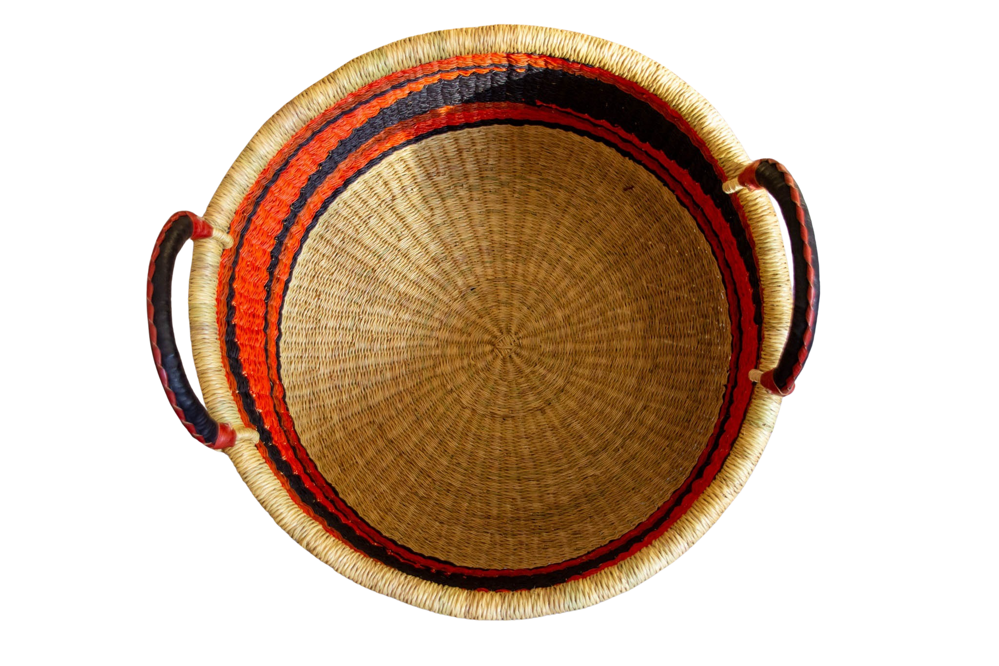 Terracotta and green Baba Half laundry Basket