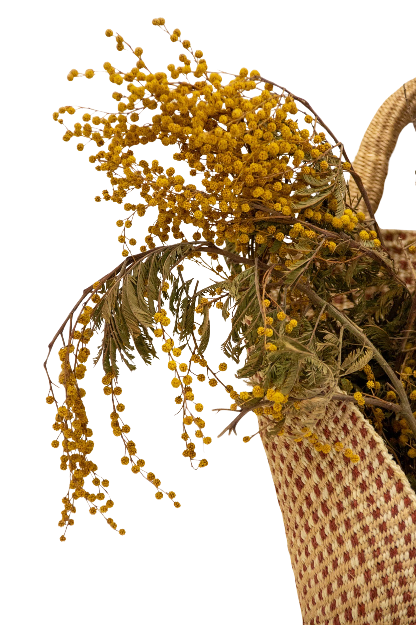 Cesta africana para flores Terracotta de sisal