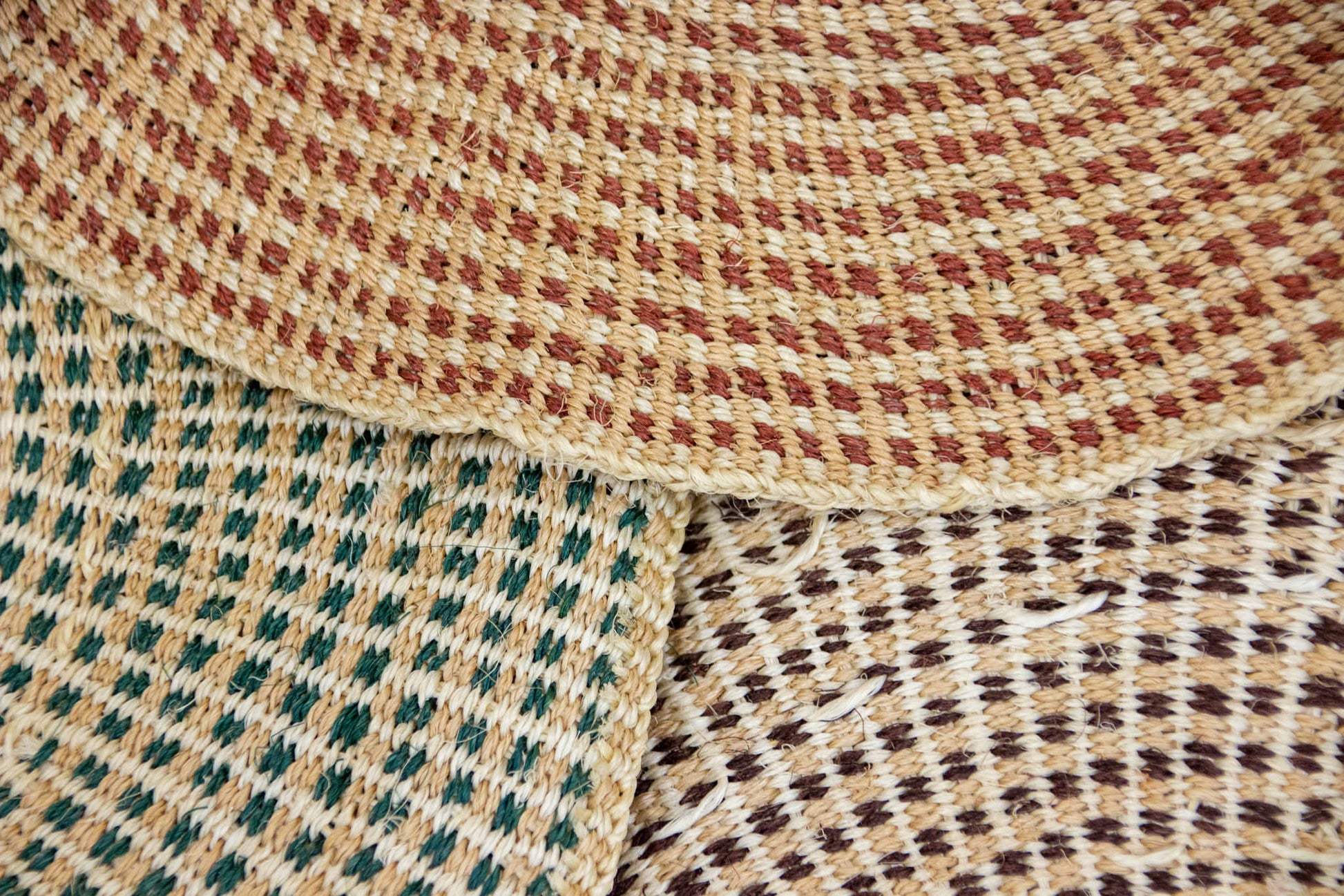 Cesta africana para flores Terracotta de sisal