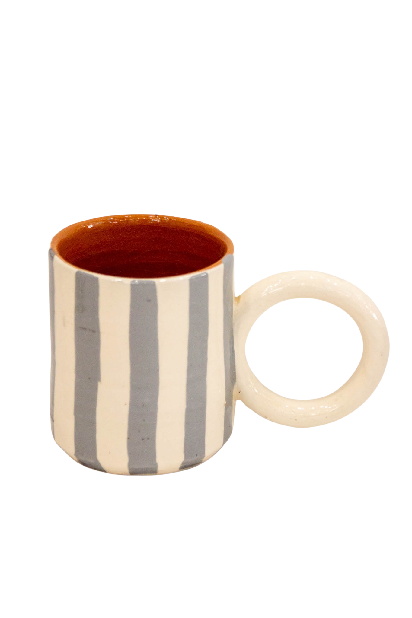 Taza Grey Stripes - Taza - ETHNICA DECO