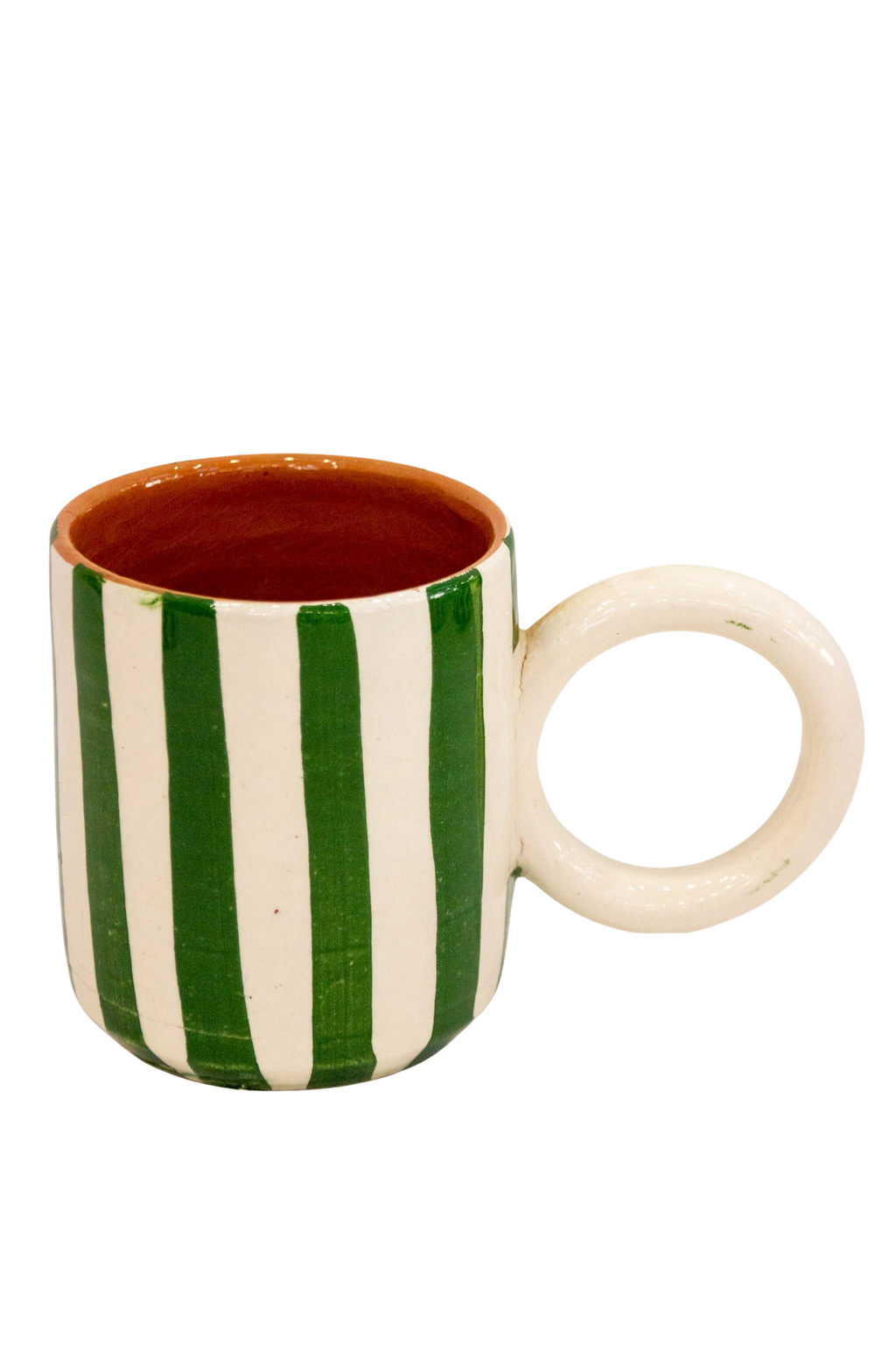 Taza Green Stripes - Taza - ETHNICA DECO