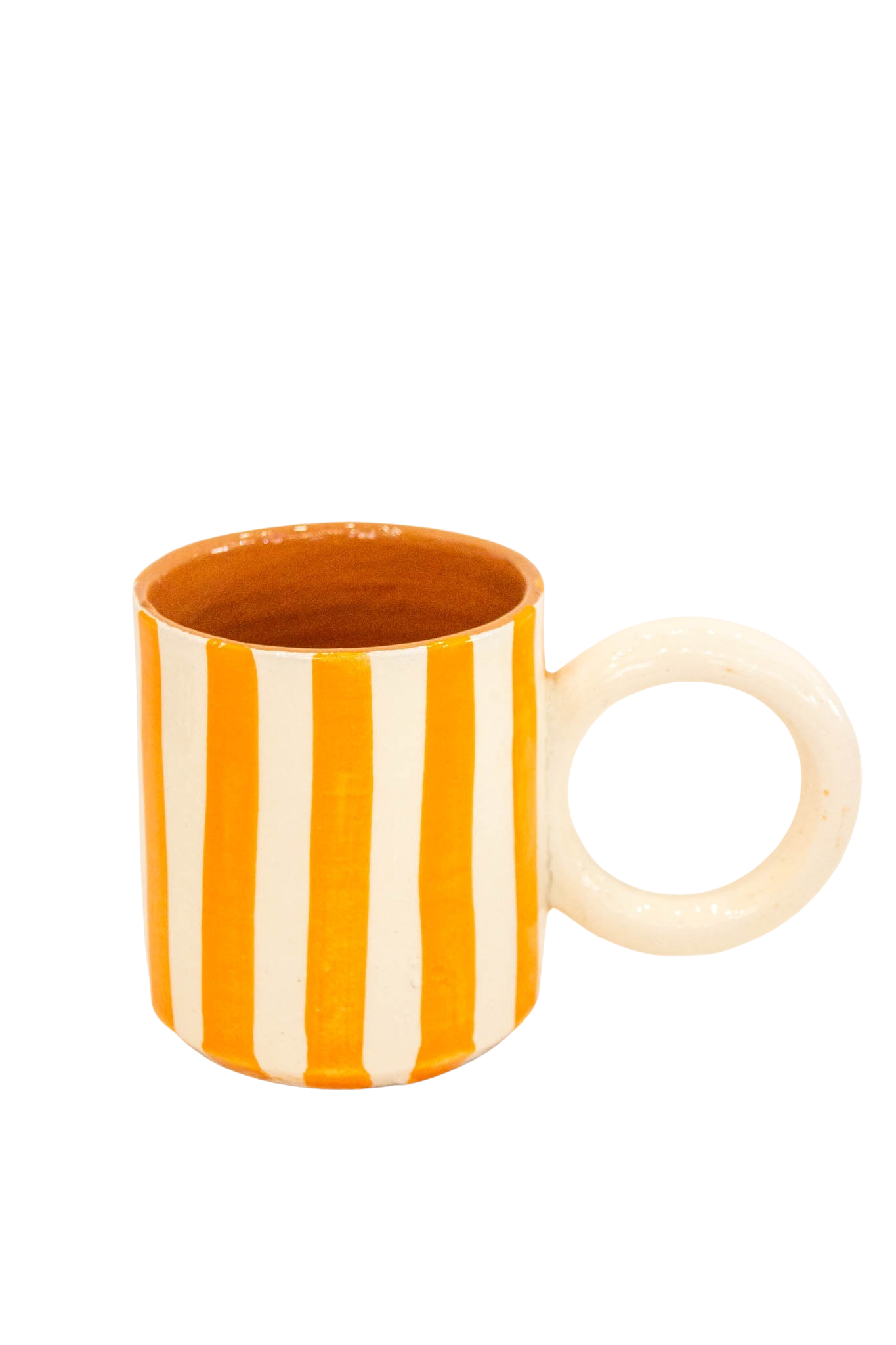 Taza Orange Stripes - Taza - ETHNICA DECO
