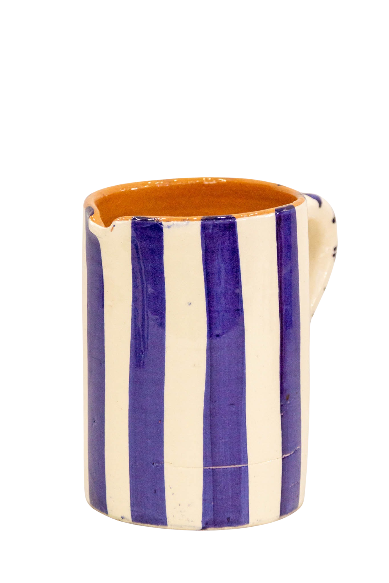 Jarrita Blue Stripes - Jarra - ETHNICA DECO