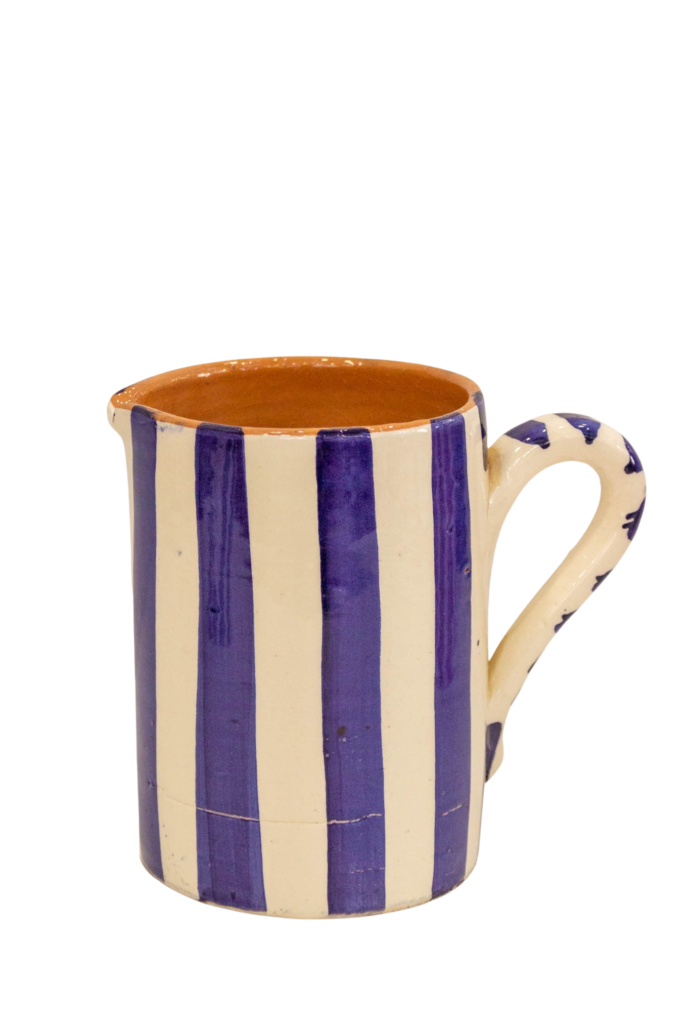 Jarrita Blue Stripes - Jarra - ETHNICA DECO