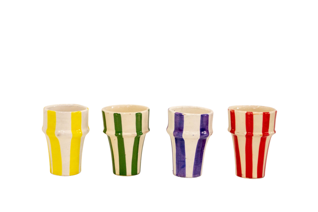 Vaso Yellow Stripes - Vaso - ETHNICA DECO