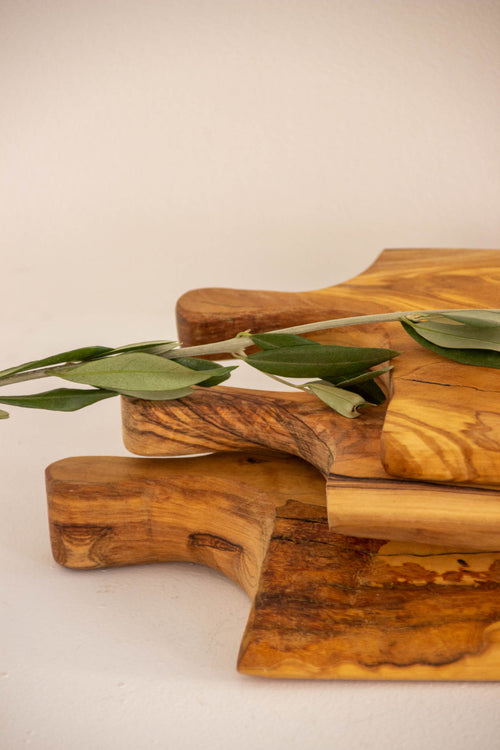 Tabla Martín L de madera de olivo - Tabla - ETHNICA DECO