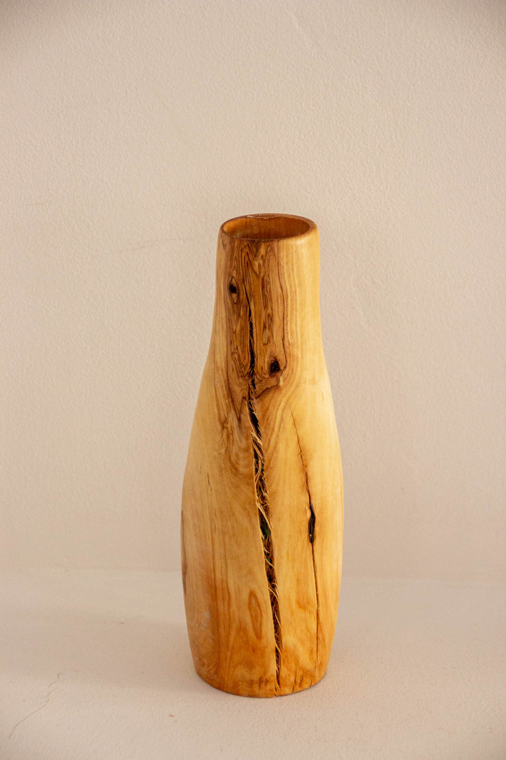 Jarrón Martín 03 de madera de olivo - Jarrón - ETHNICA DECO