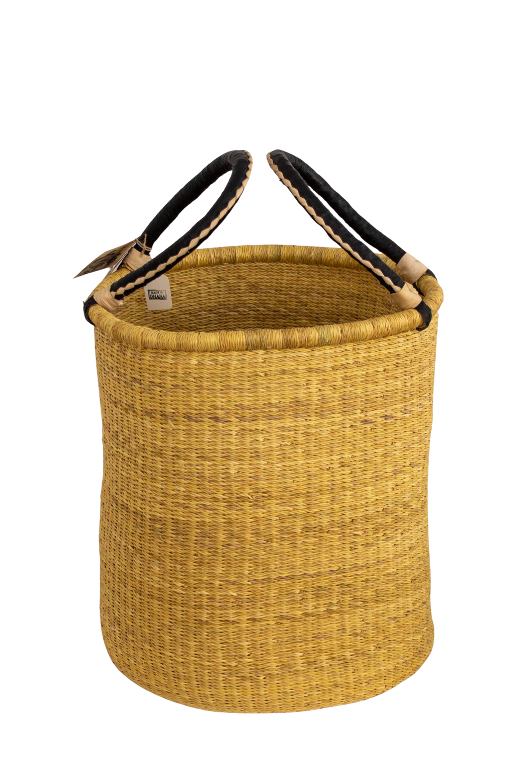 Cesta africana Laundry con asas color natural de fibra natural - Cesta - ETHNICA DECO