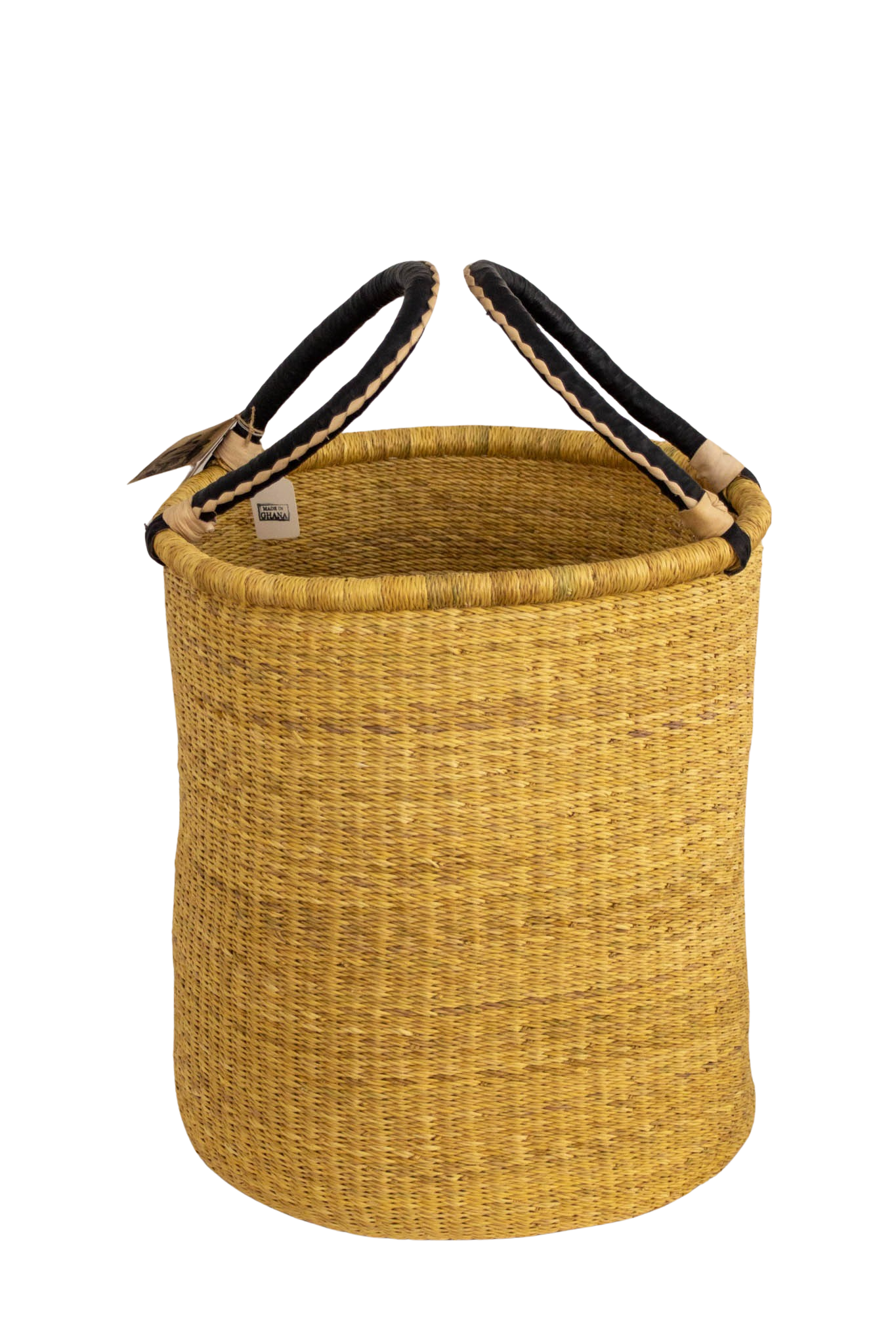 Cesta africana Laundry con asas color natural de fibra natural - Cesta - ETHNICA DECO