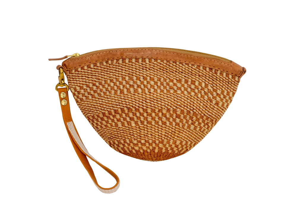 Bolso africano de mano Mary de sisal
