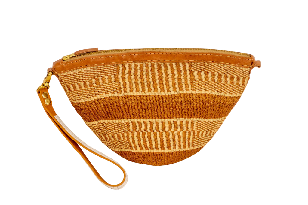 Bolso africano de mano Devota de sisal