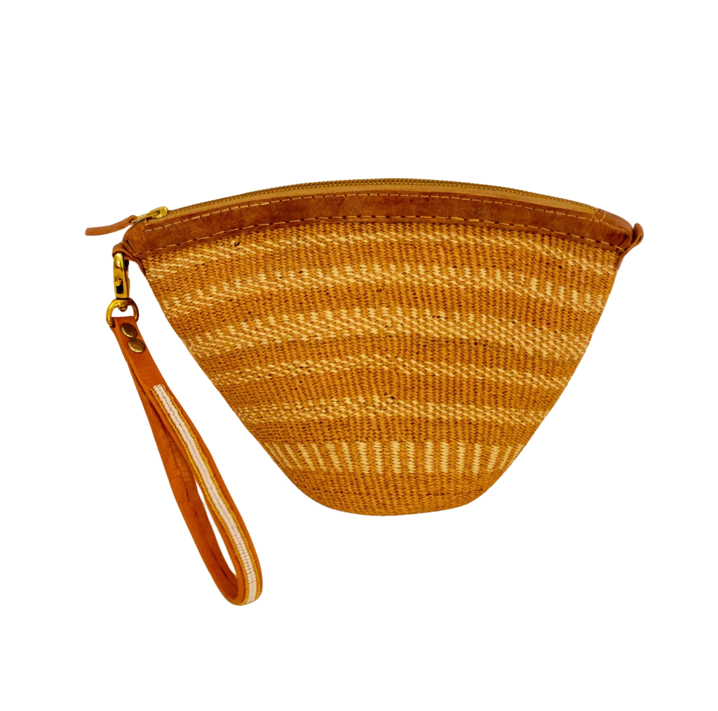 Bolso africano de mano Elimnata de sisal