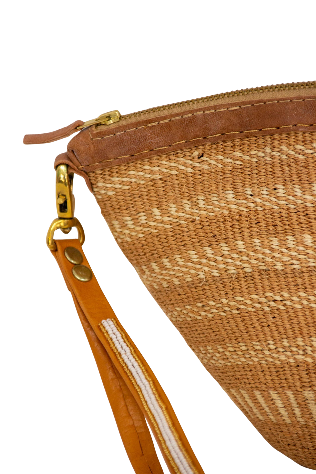 Bolso africano de mano Elimnata de sisal
