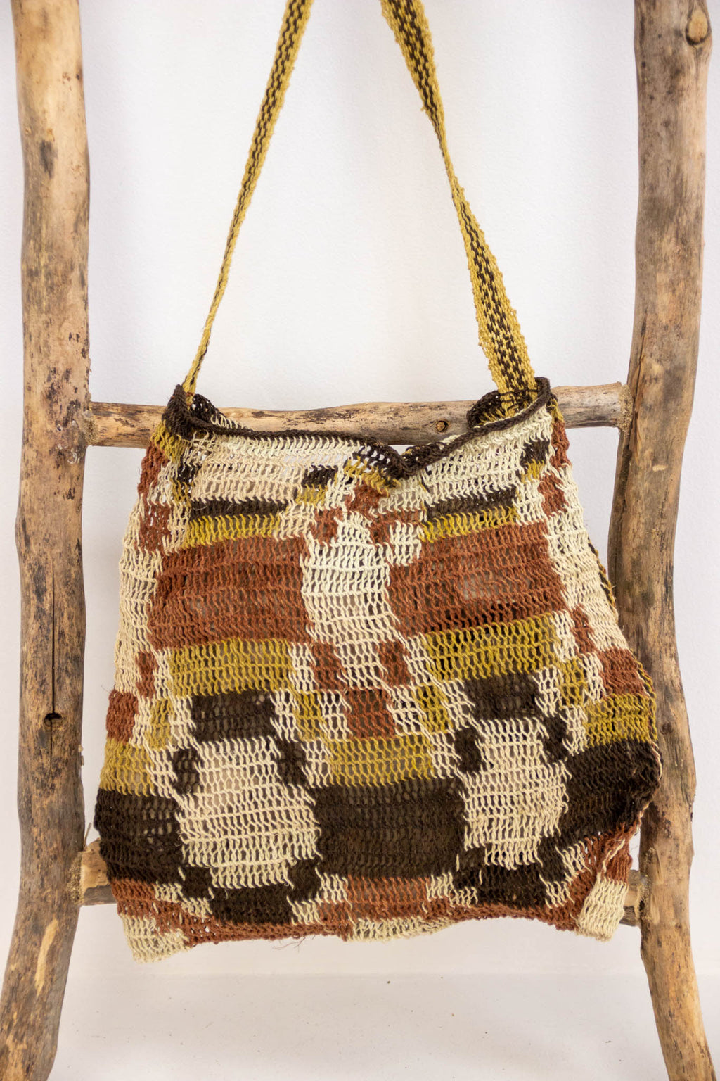 Bolso Wichí Fiona de fibra de chaguar