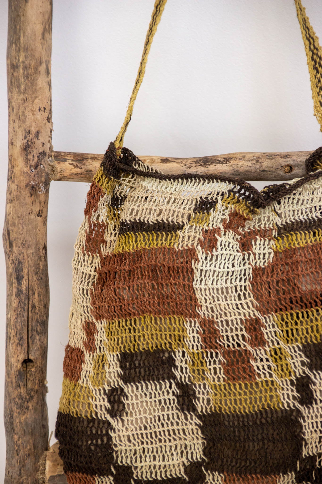 Bolso Wichí Fiona de fibra de chaguar