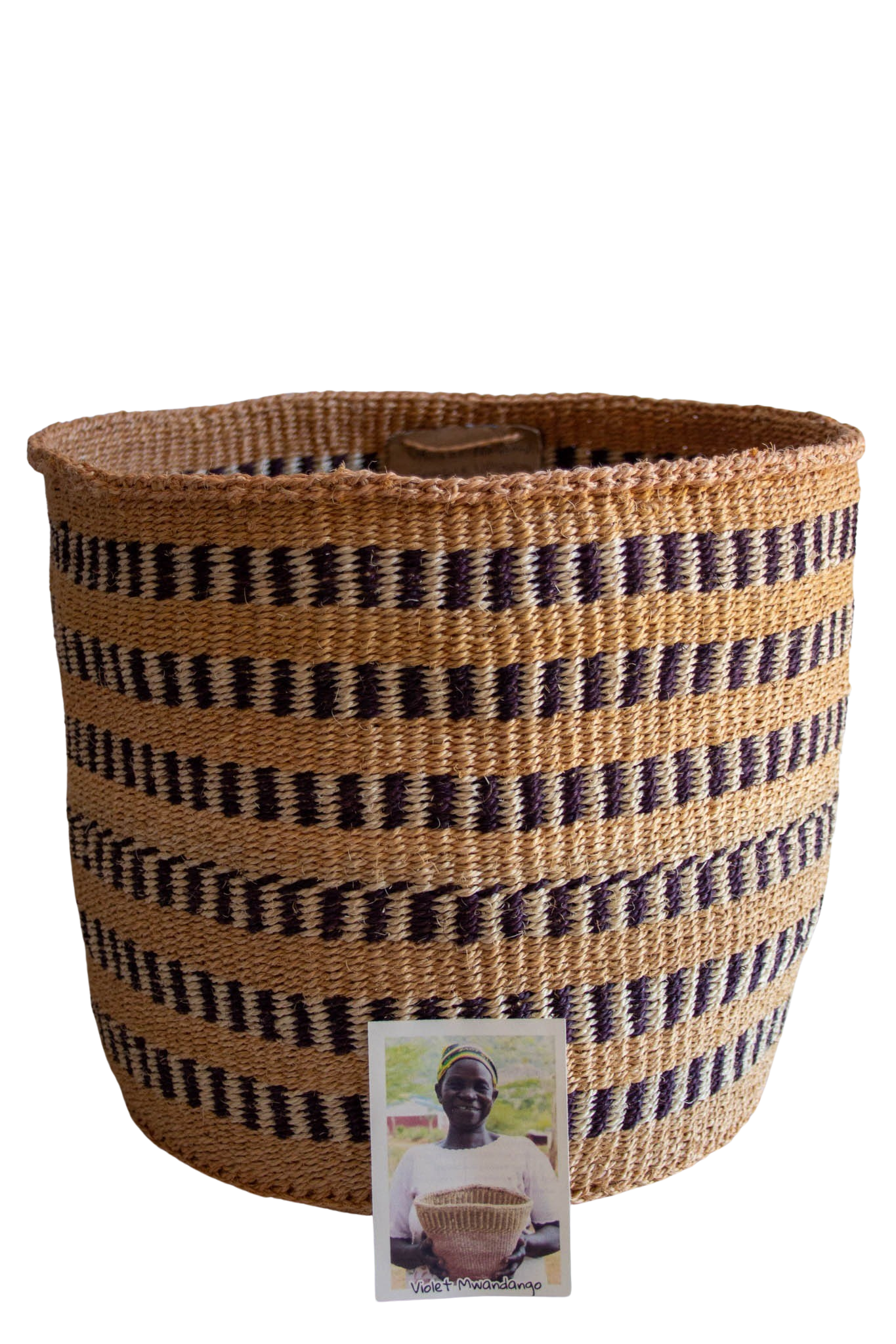 Ikonge African basket of sisal