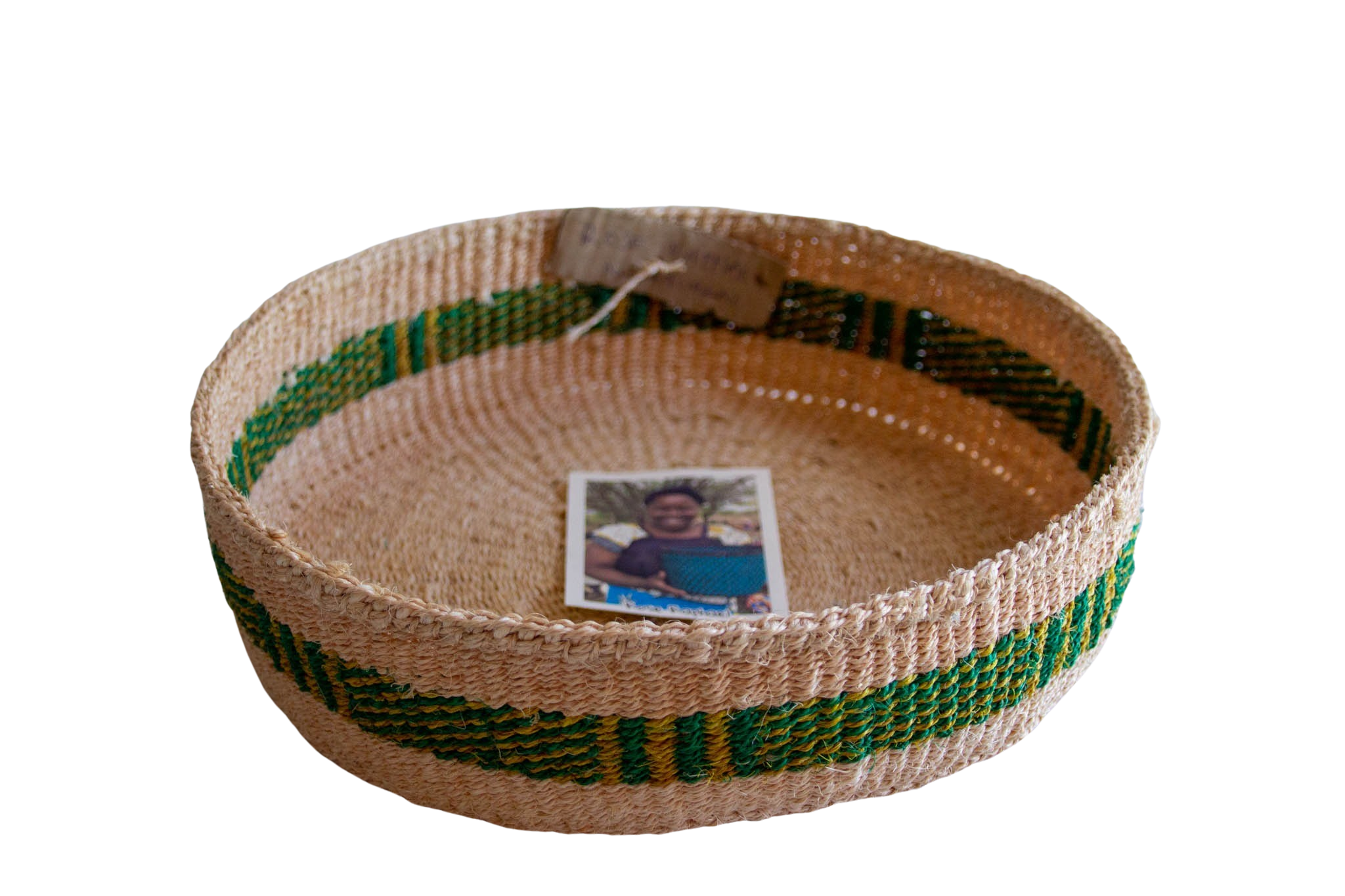 Kenya Green fruit basket of Sisal