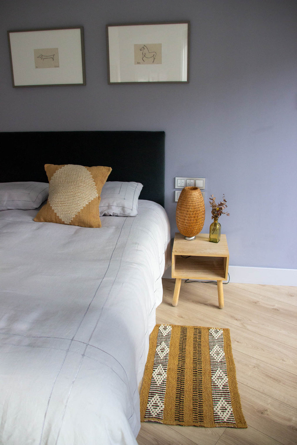 Puna S Rug made of 100% sheep wool and natural dyes 