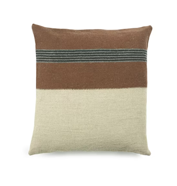 Funda de cojín Sienna de lana y lino belga 50 x 50 cm