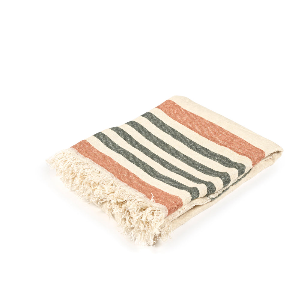 Green cushion cover 100% recycled cotton 