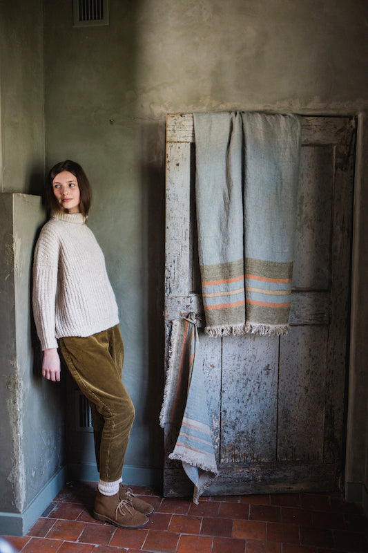 Green cushion cover 100% recycled cotton 