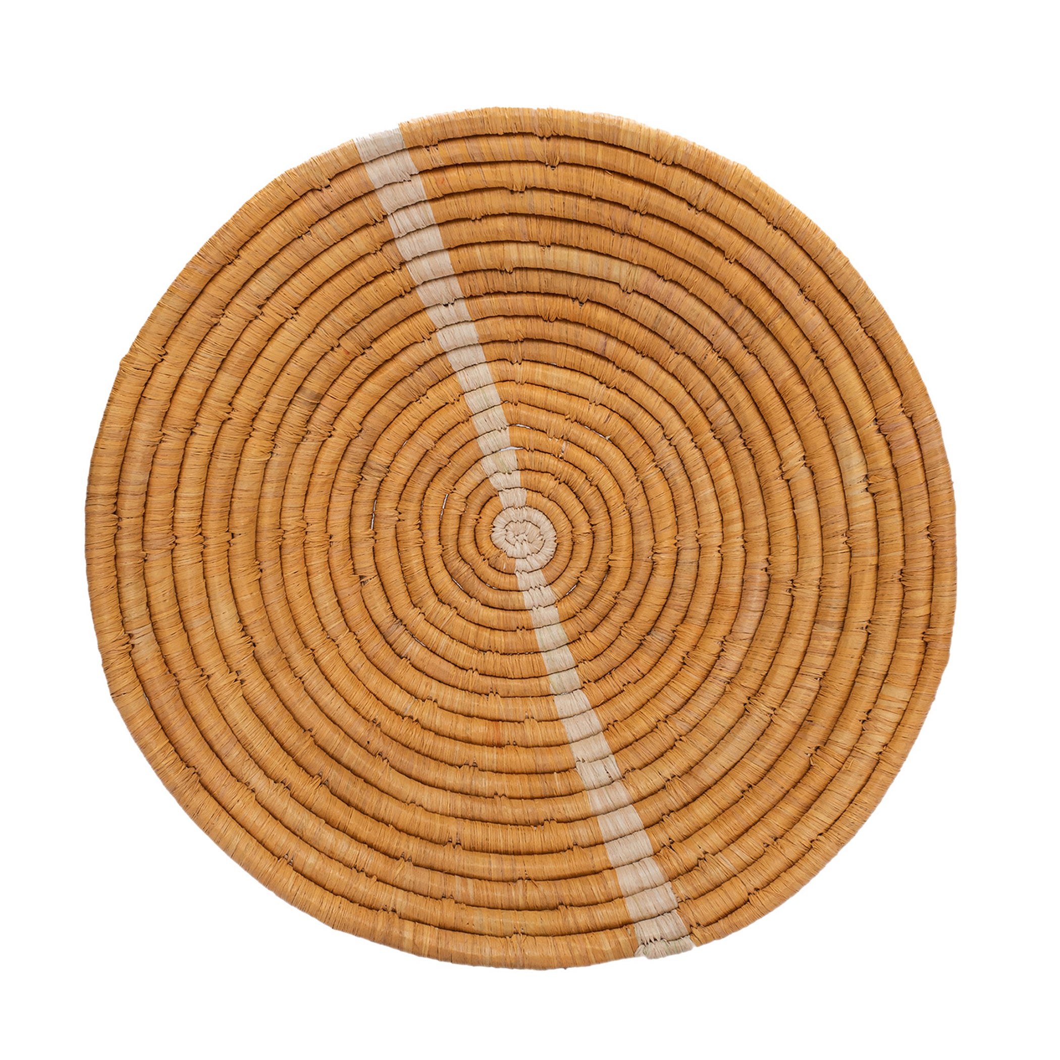 Copia de Cesta africana decorativa Ocre de fibra natural - Cesta - ETHNICA DECO