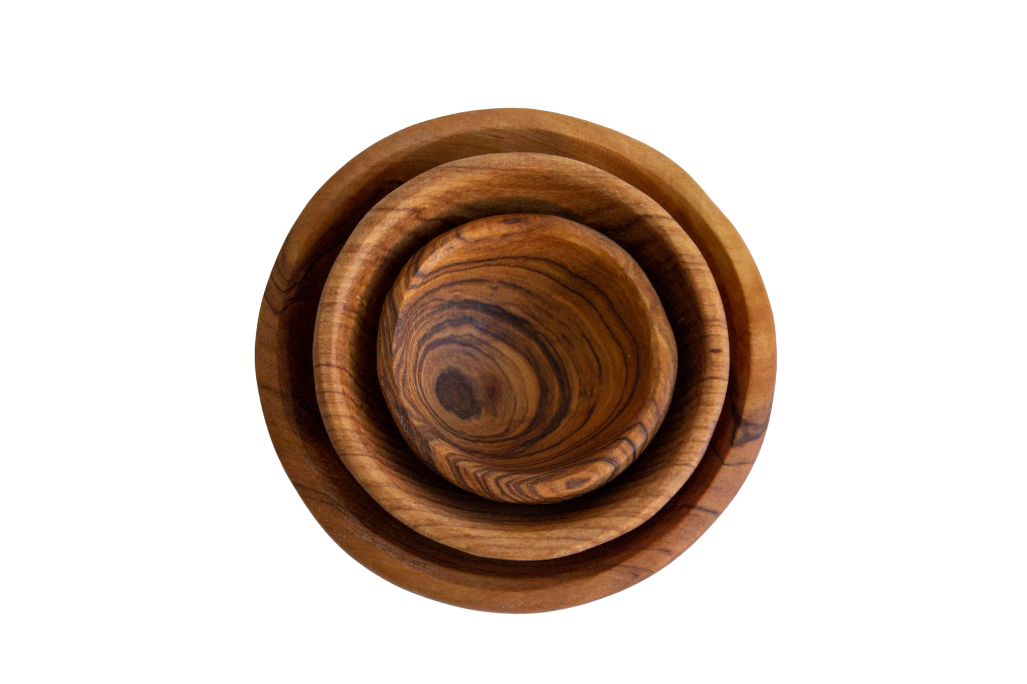 Set de cuencos especieros Kenia de madera de olivo -  - ETHNICA DECO
