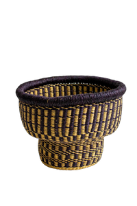 Drum Basket Gurunsi Black stripes