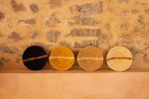 Cesta africana decorativa Piedra de fibra natural - Cesta - ETHNICA DECO