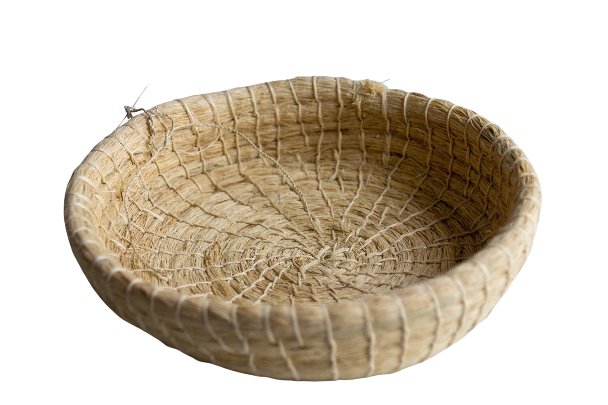 Natural Wichí Basket of chaguar fiber